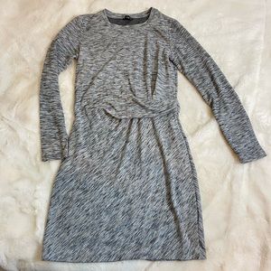 CLUB MONACO Bodycon Side Ruched Sweater Dress